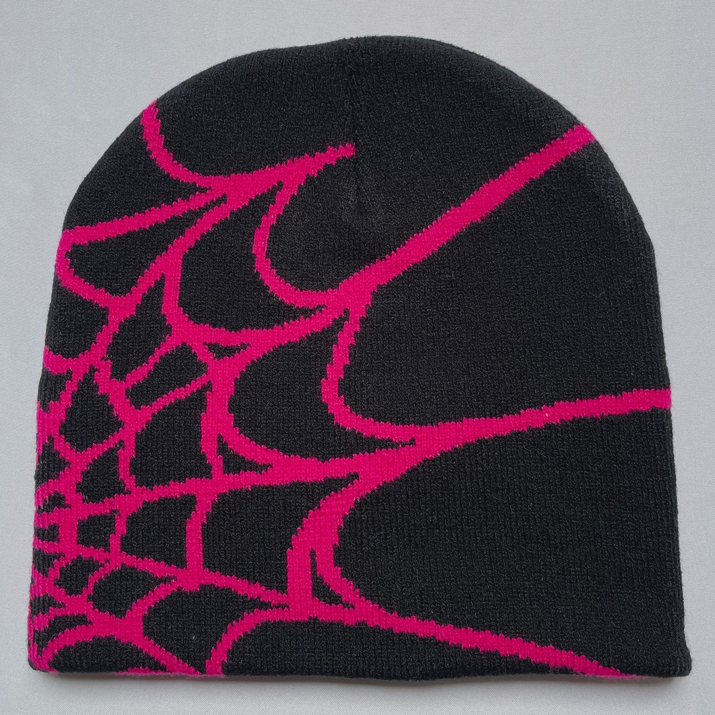 Knitted Hat Female Spider Web Woolen Cap