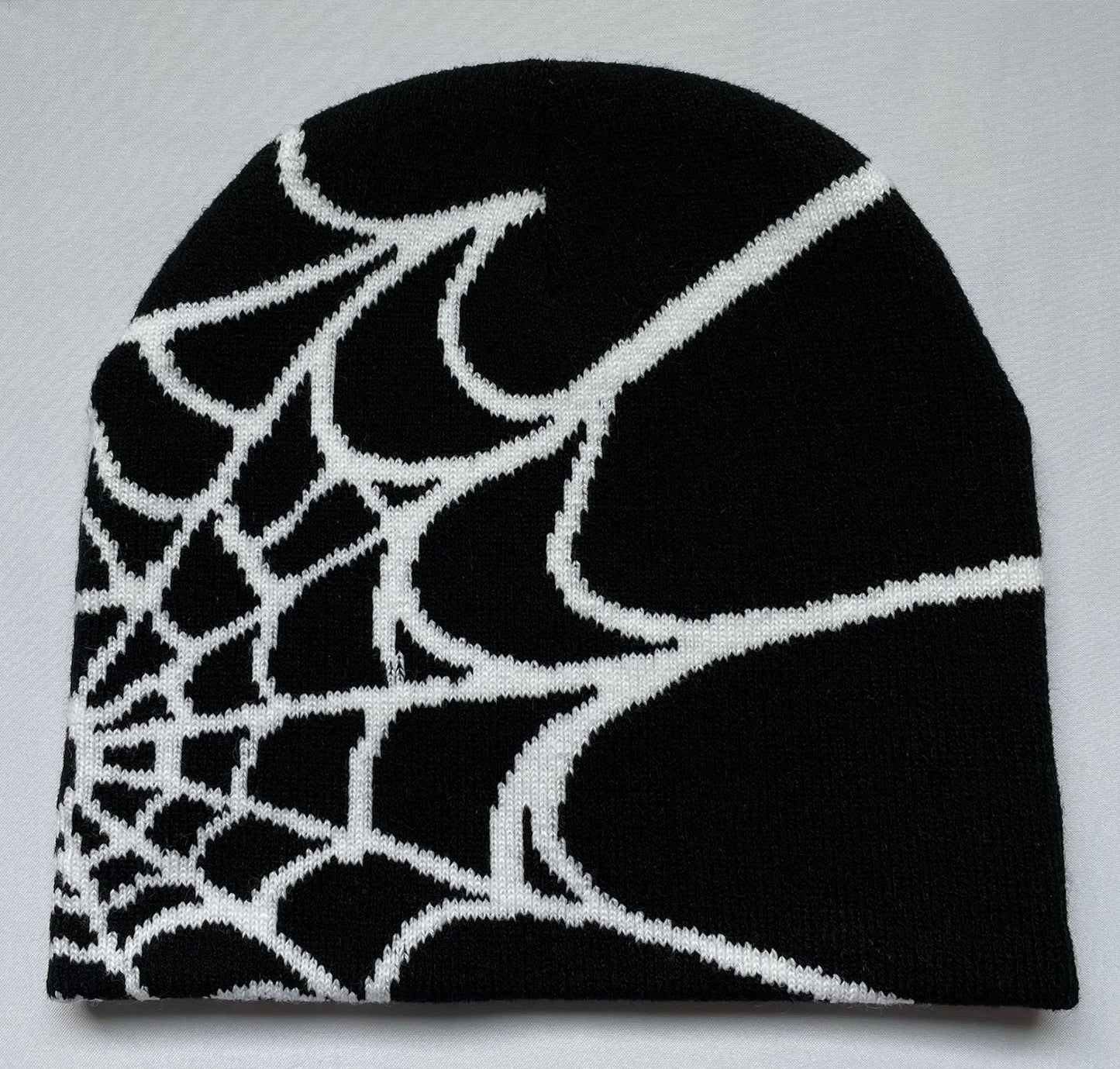 Knitted Hat Female Spider Web Woolen Cap