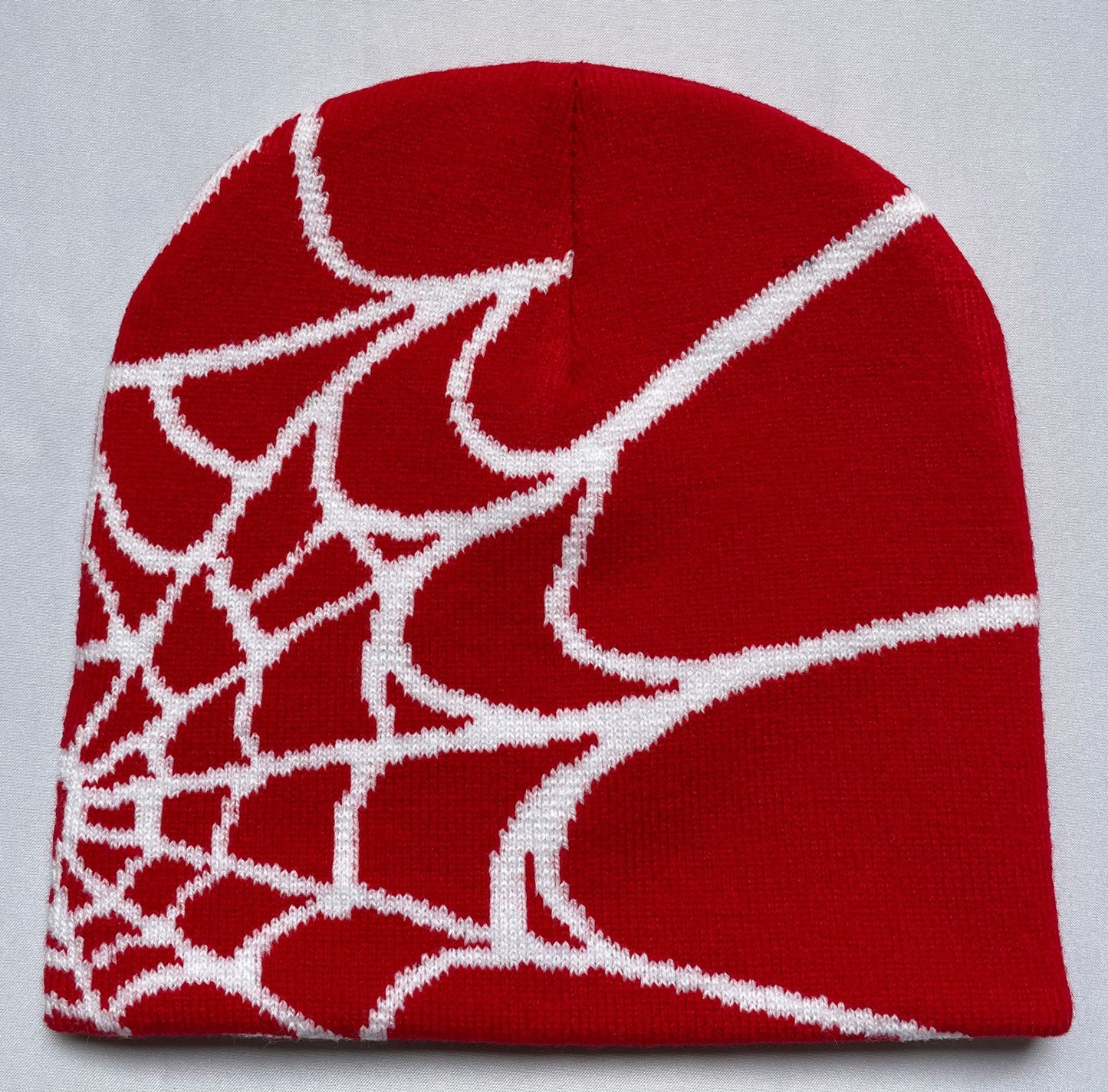 Knitted Hat Female Spider Web Woolen Cap