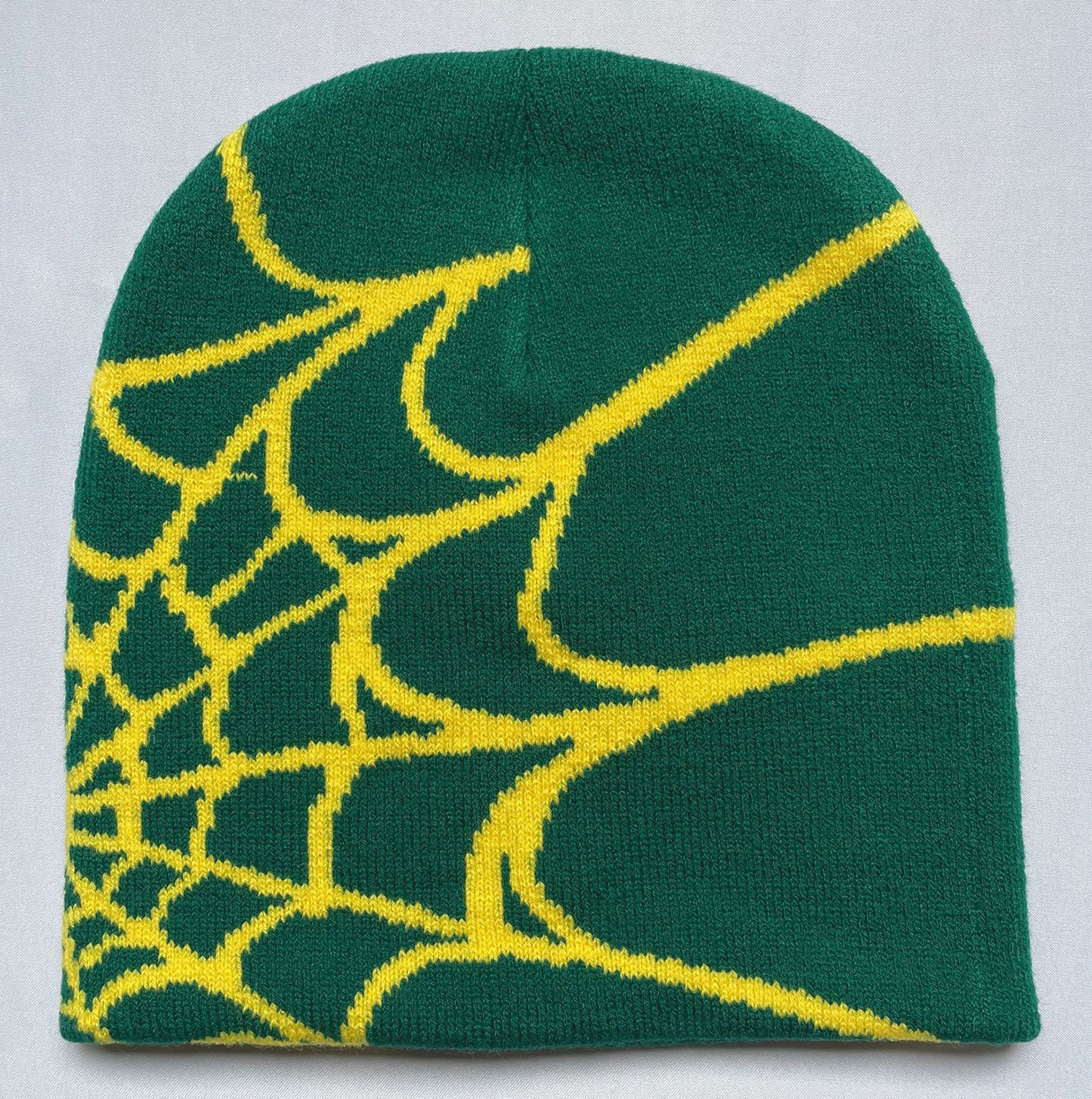 Knitted Hat Female Spider Web Woolen Cap