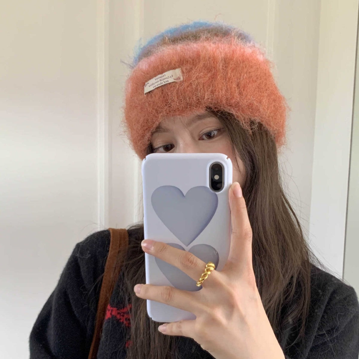 Rainbow Striped Versatile Warm Knitted Hat