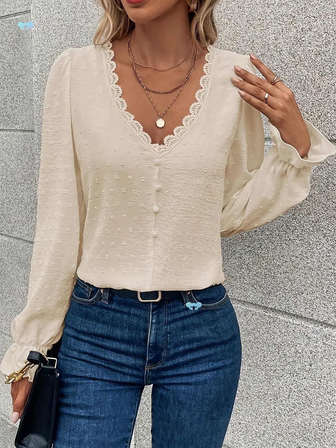 All-match Minimalist Long Sleeve Women's Shirt