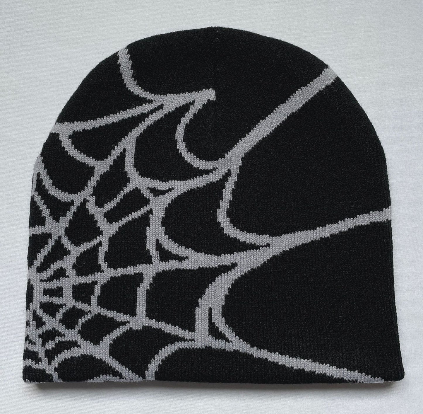 Knitted Hat Female Spider Web Woolen Cap