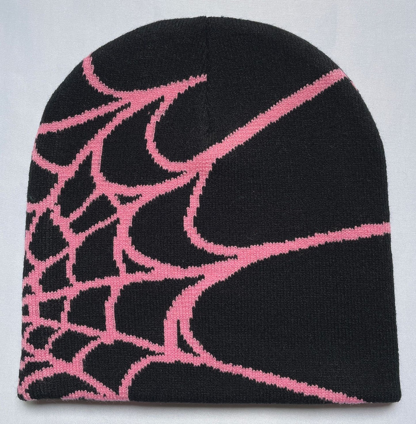 Knitted Hat Female Spider Web Woolen Cap
