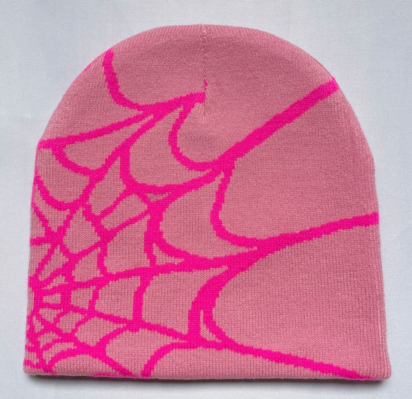 Knitted Hat Female Spider Web Woolen Cap