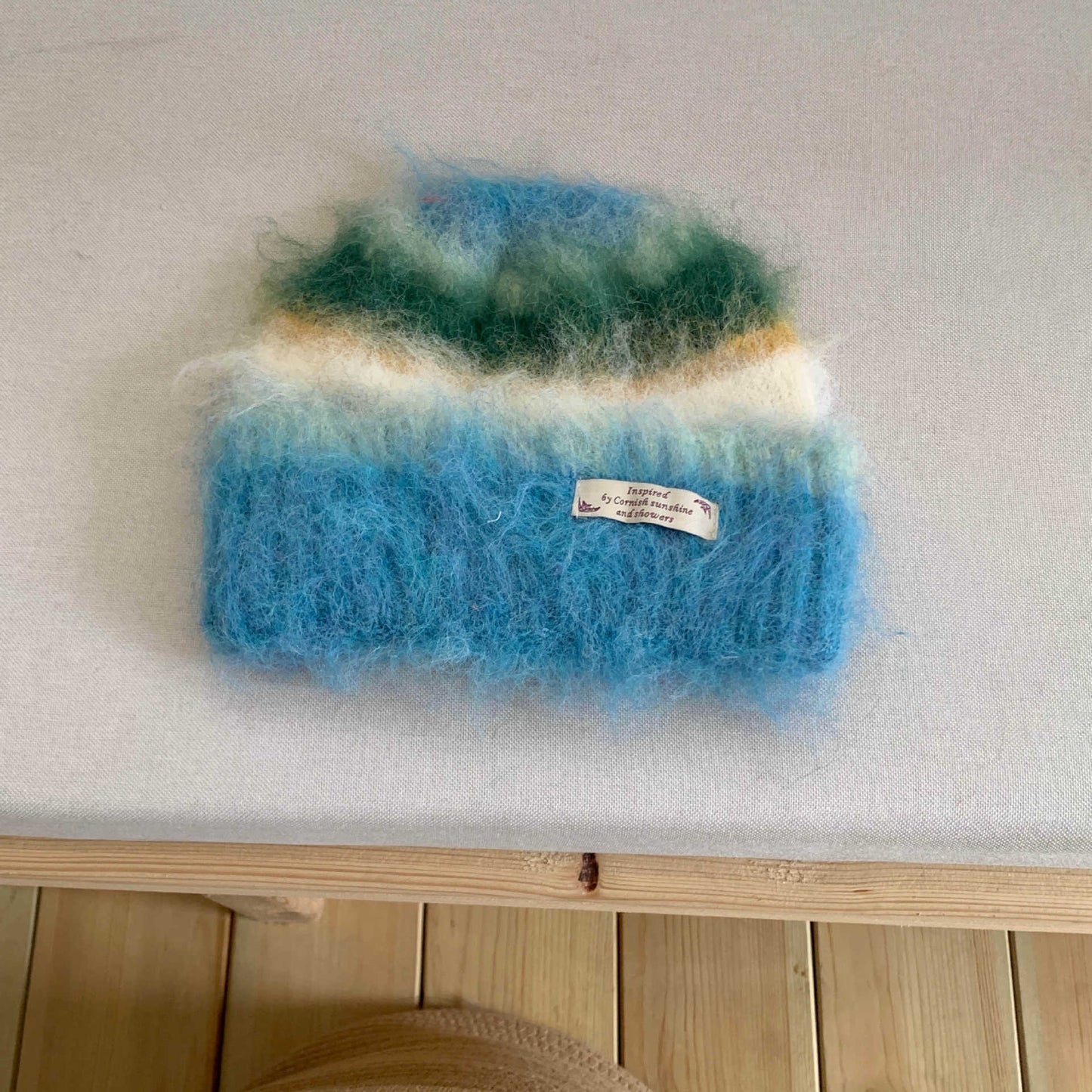 Rainbow Striped Versatile Warm Knitted Hat